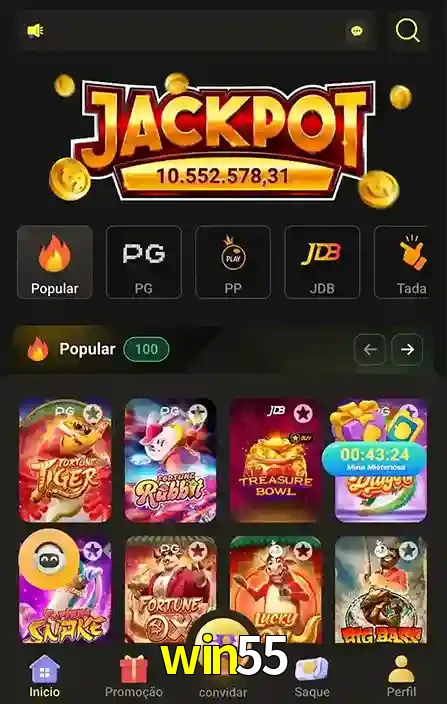 Promoções Especiais no win55 App